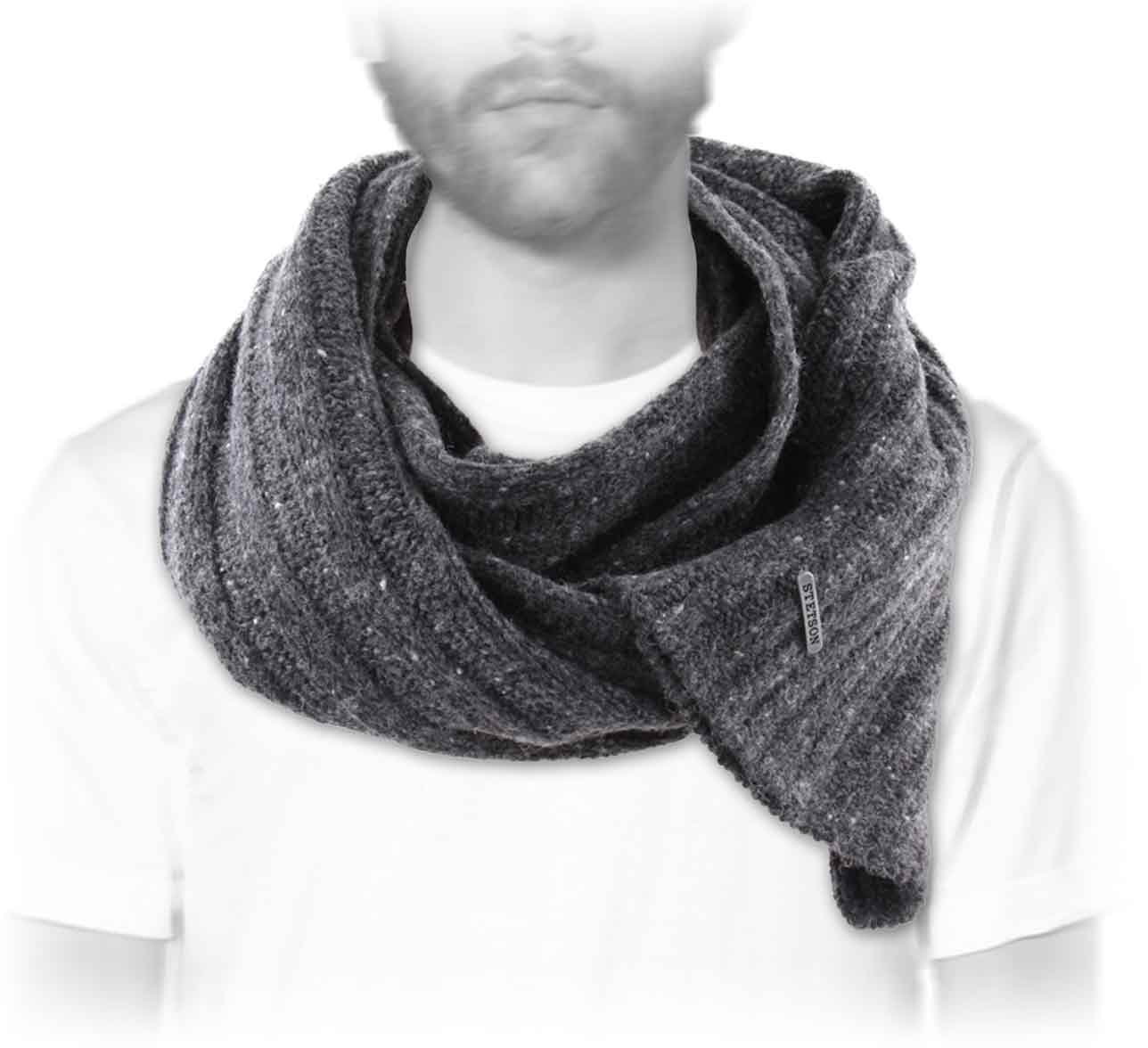 Foulard, Noeud Papillon Grise Scarf Wool Foulard, Noeud Papillon Grise Scarf Wool