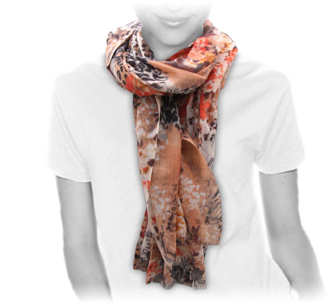Echarpe et Foulard India Laine et soie Echarpe et Foulard India Laine et soie